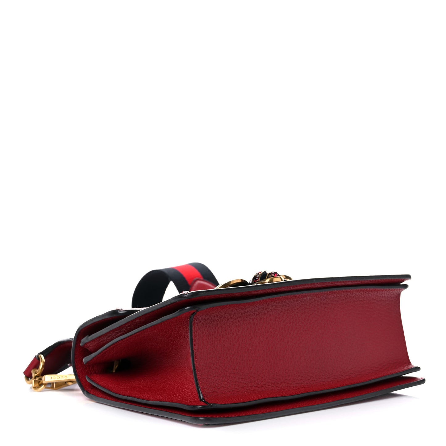 GG Supreme Monogram Small Queen Margaret Top Handle Bag Red