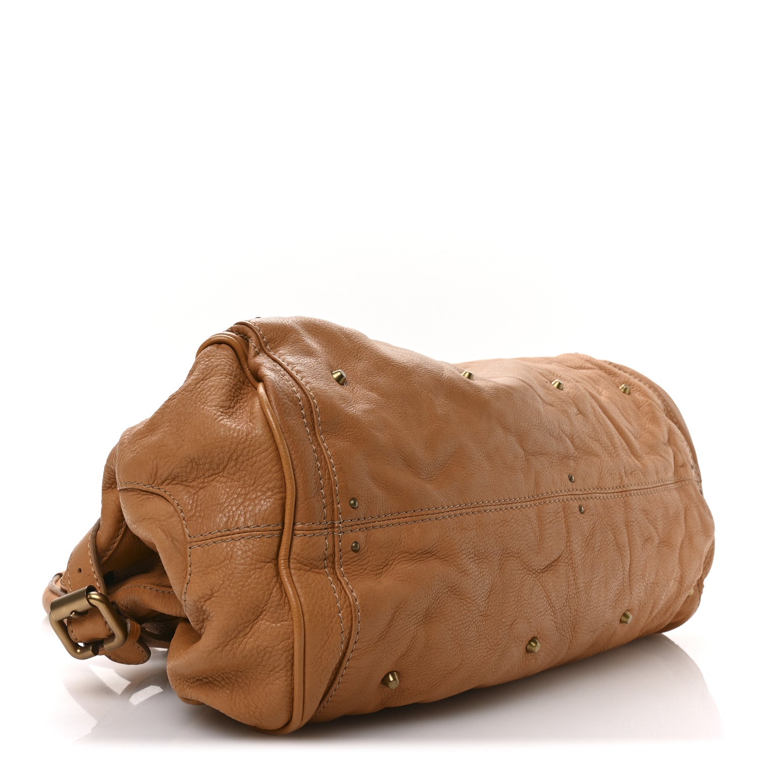 Chloe Calfskin Large Paddington Satchel Beige 4 of 12
