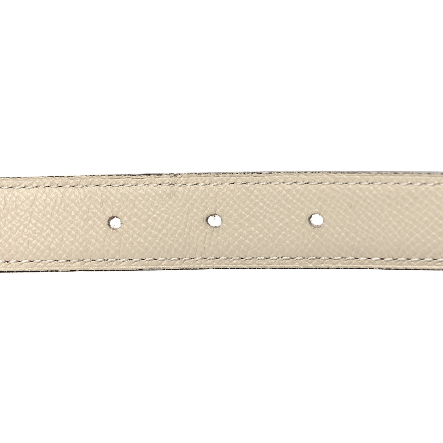 Hermes Epsom Swift 24mm Belt 90 36 White Rouge Grenat 3 of 5