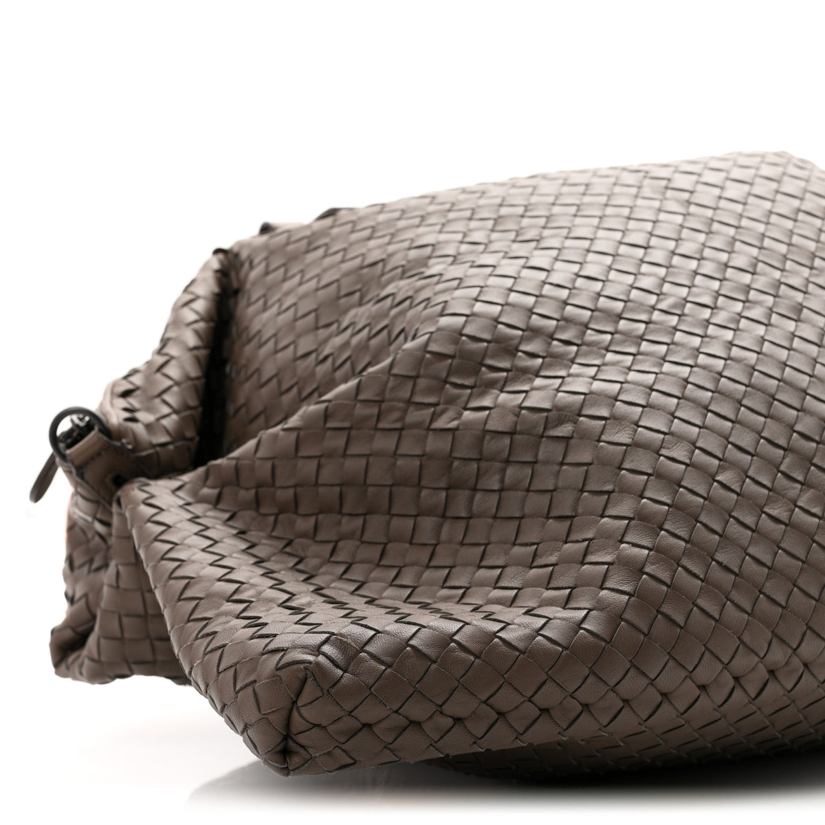Bottega Veneta Nappa Intrecciato Maxi Convertible Tote Taupe Grey 9 of 10