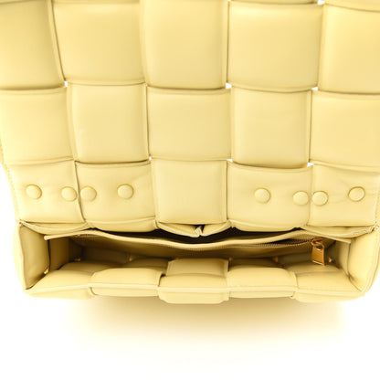 Bottega Veneta Lambskin Maxi Intreccio Padded Chain Cassette Crossbody Bag Butter 5 of 8