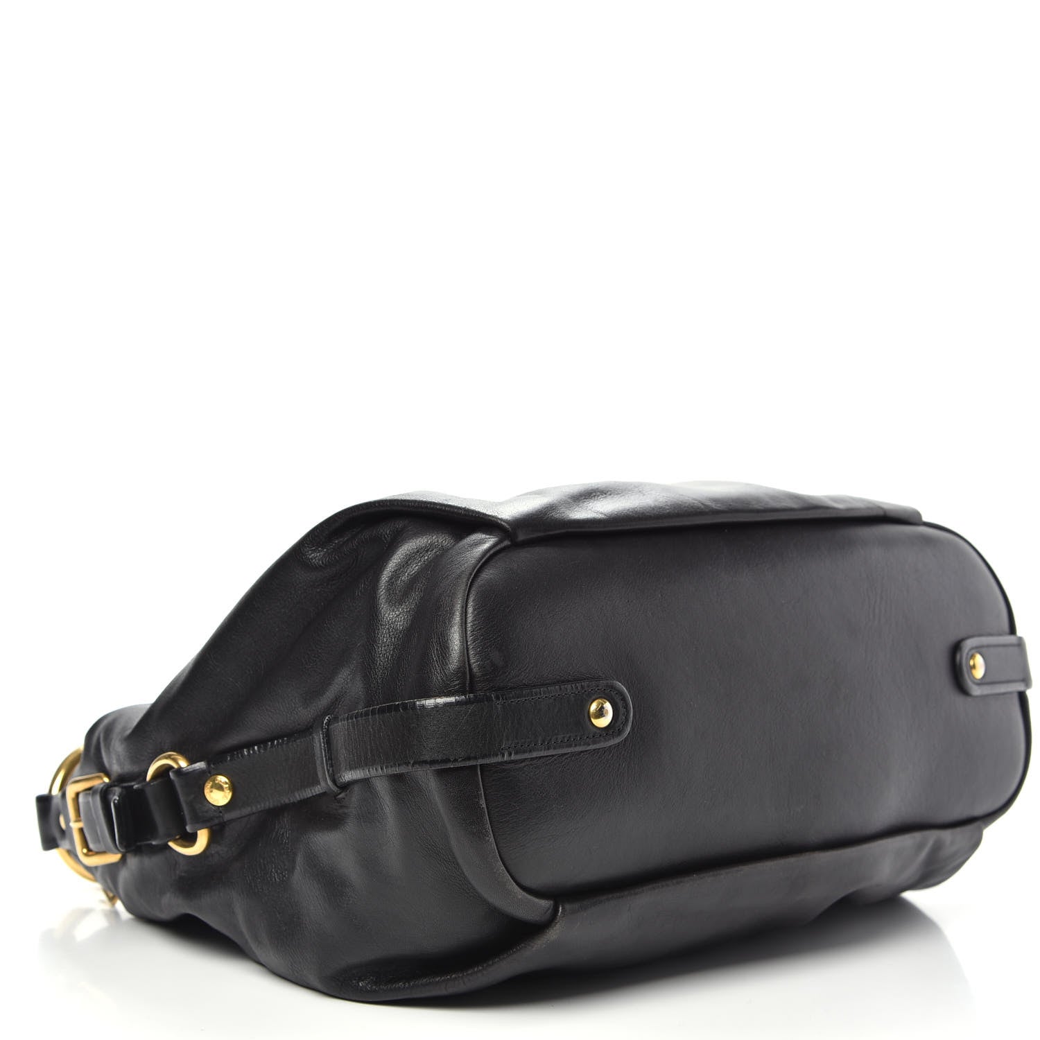 Prada Soft Calf Hobo Black 4 of 11