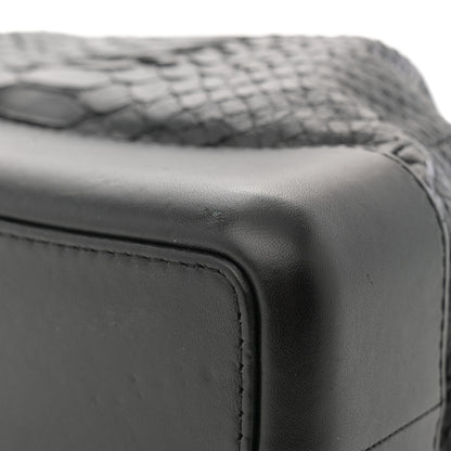 Chanel Snakeskin Small Gabrielle Backpack Black 11 of 12