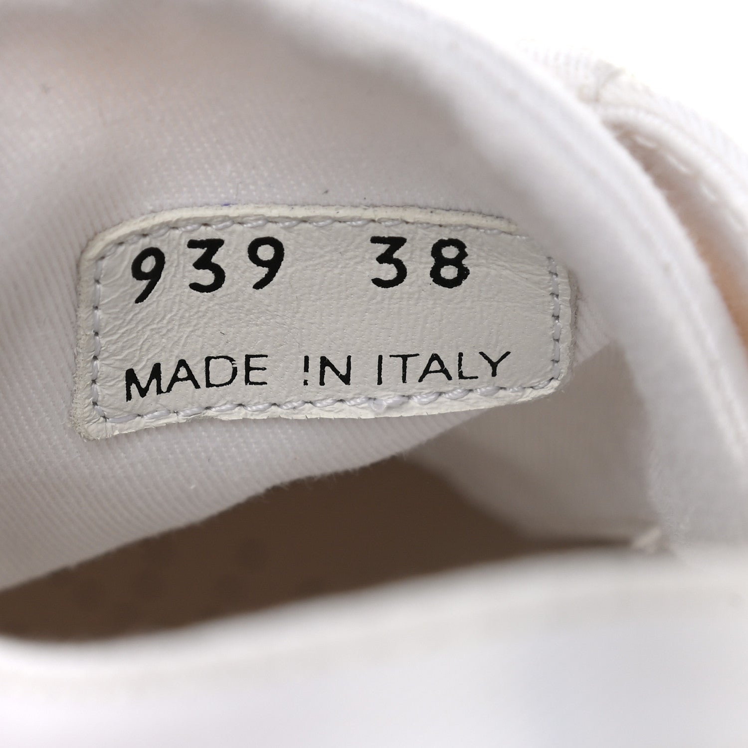 Prada Gabardine Triangle Logo Wheel 35mm Sneakers 38 White 10 of 11