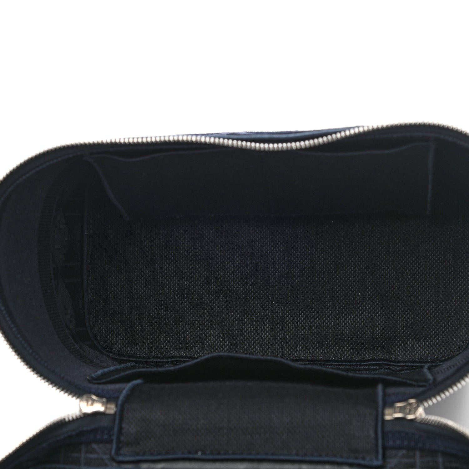 Christian Dior Velvet Cannage Diortravel Vanity Case Blue 5 of 8