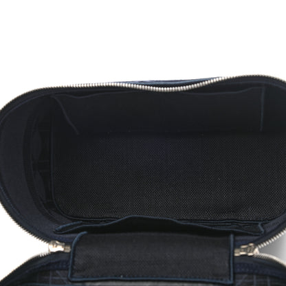 Christian Dior Velvet Cannage Diortravel Vanity Case Blue 5 of 8