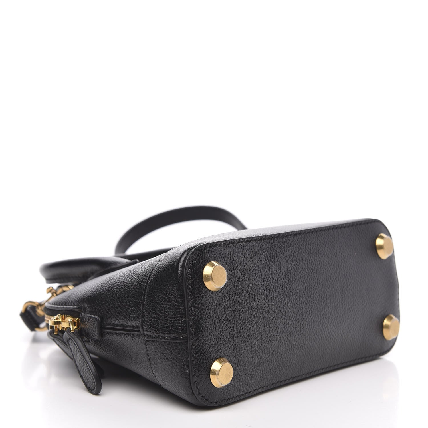 Balenciaga Grained Calfskin XXS Ville Top Handle Bag Black 4 of 9