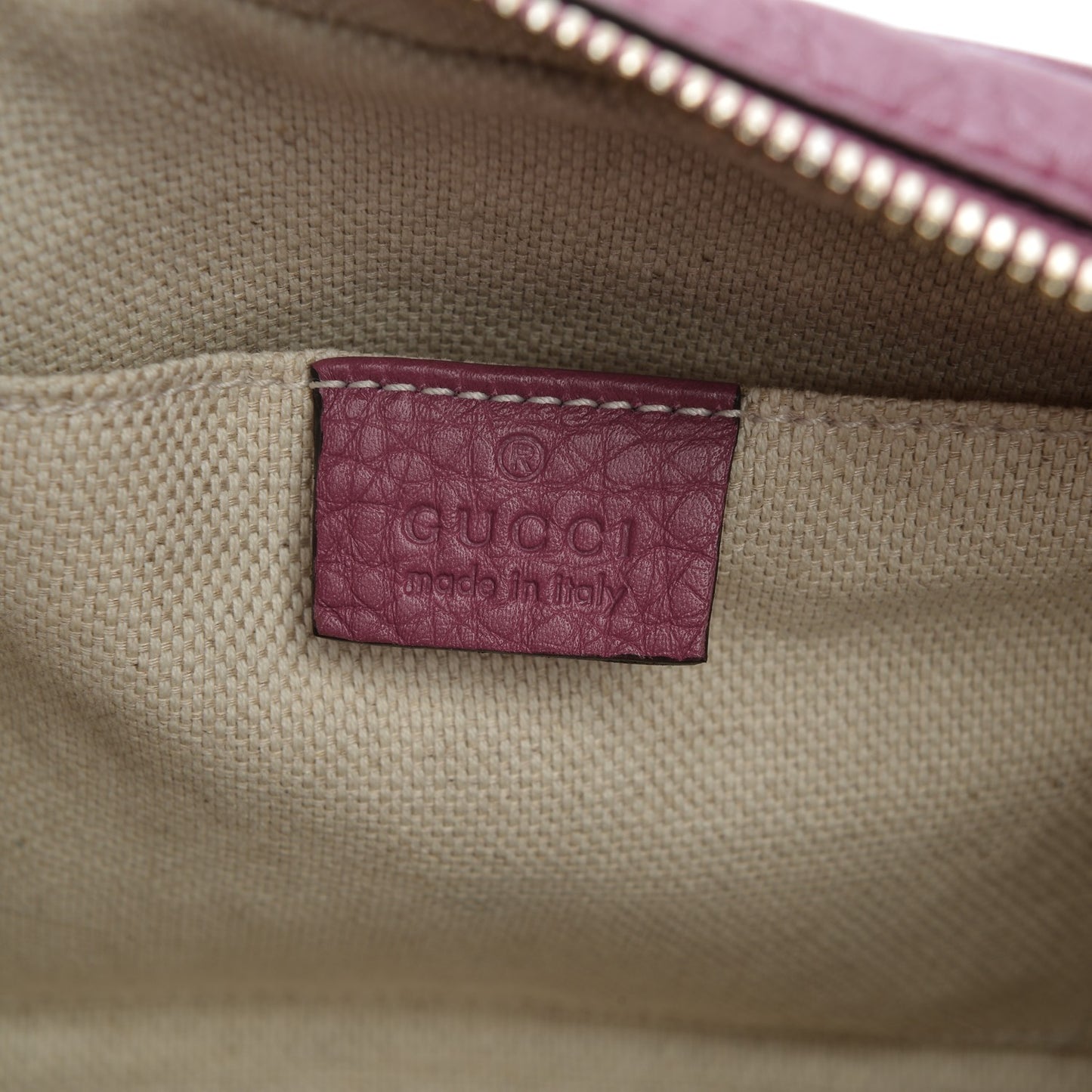 Pebbled Calfskin Small Soho Disco Bag Peonia Flower