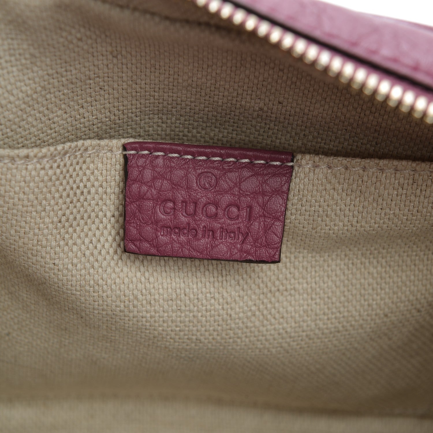 Gucci Pebbled Calfskin Small Soho Disco Bag Peonia Flower 6 of 7