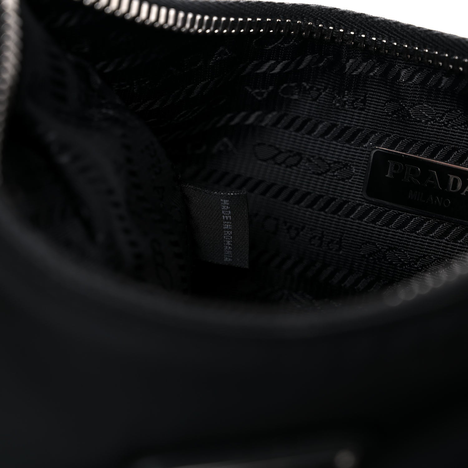 Prada Nylon Re-Edition 2005 Shoulder Bag Black 6 of 9