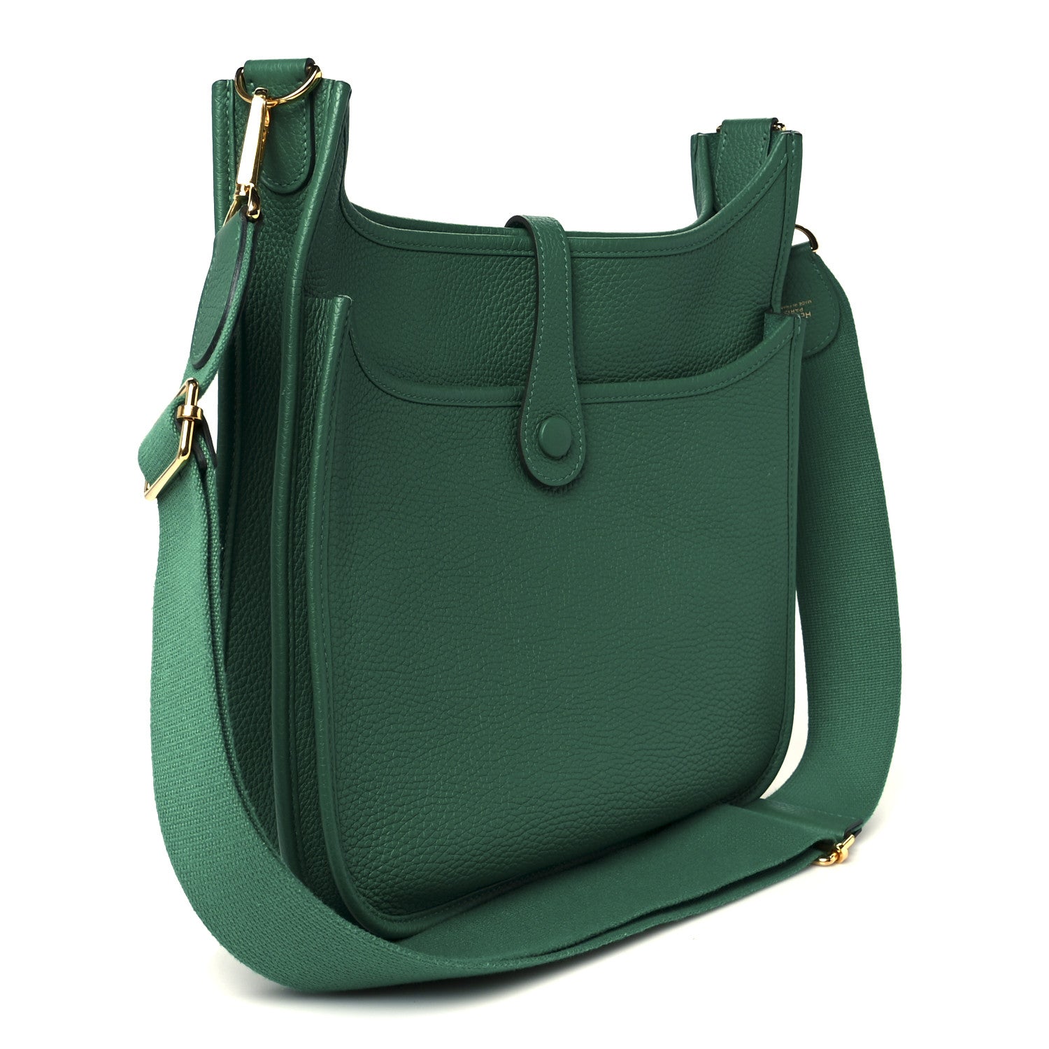 Hermes Taurillon Clemence EVELYNE III PM Malachite 3 of 11