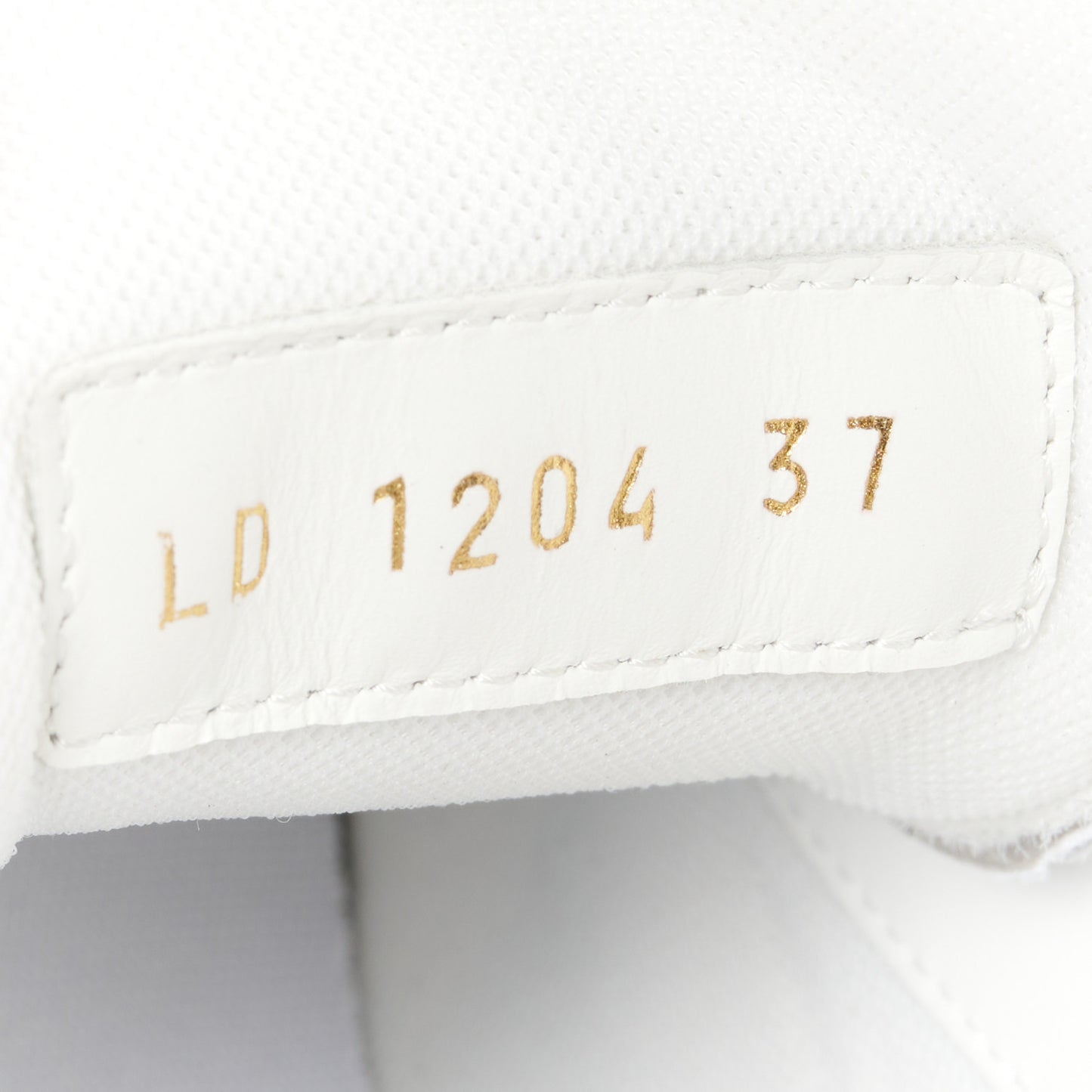 LV X TM Calfskin Monogram LV Trainer Sneakers 37 Multicolor White