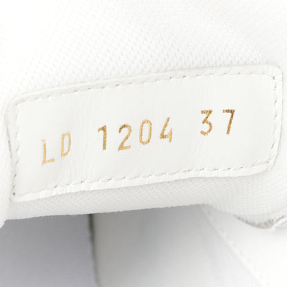 Louis Vuitton LV X TM Calfskin Monogram LV Trainer Sneakers 37 Multicolor White 10 of 11