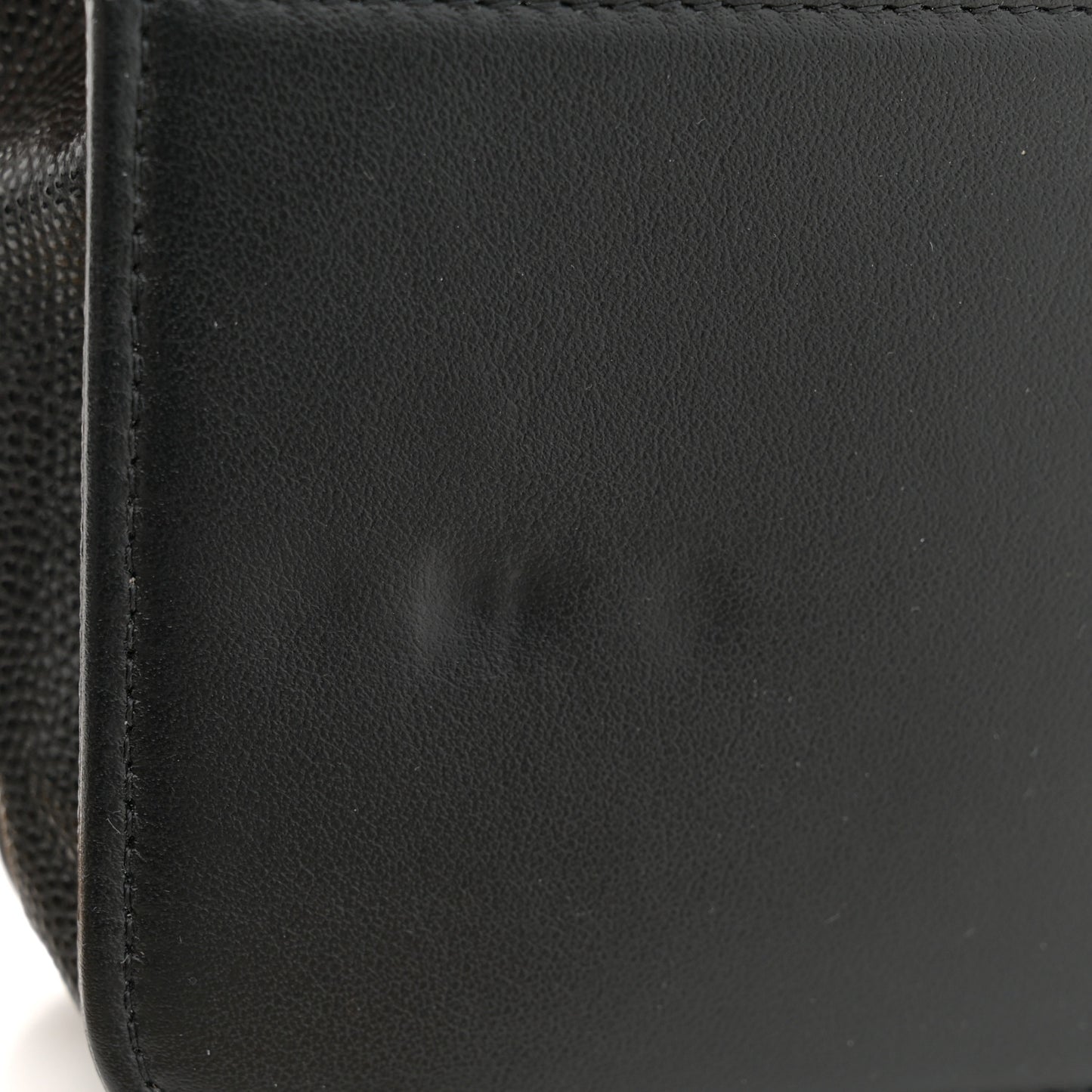 Caviar Quilted Boy Wallet On Chain WOC Black