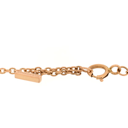 Tiffany 18K Rose Gold Diamond Mini T Smile Bracelet 3 of 4
