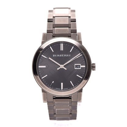 Burberry Stainless Steel 38mm Heritage Quartz Watch Grey BU9007 1 of 7