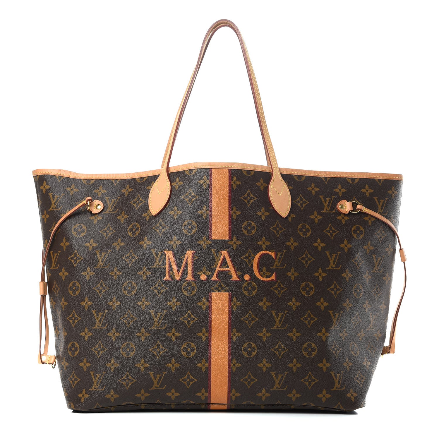 Louis Vuitton Monogram My LV Heritage Neverfull GM Orange Bordeaux 3 of 14