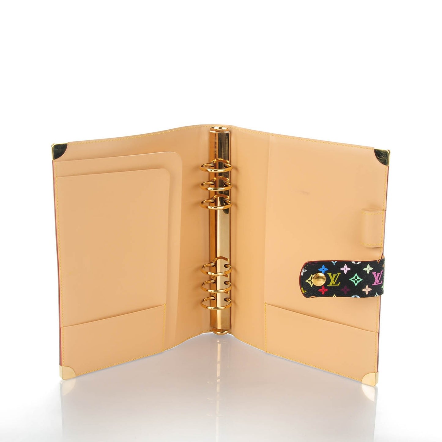 Monogram Multicolor Large Ring Agenda Black