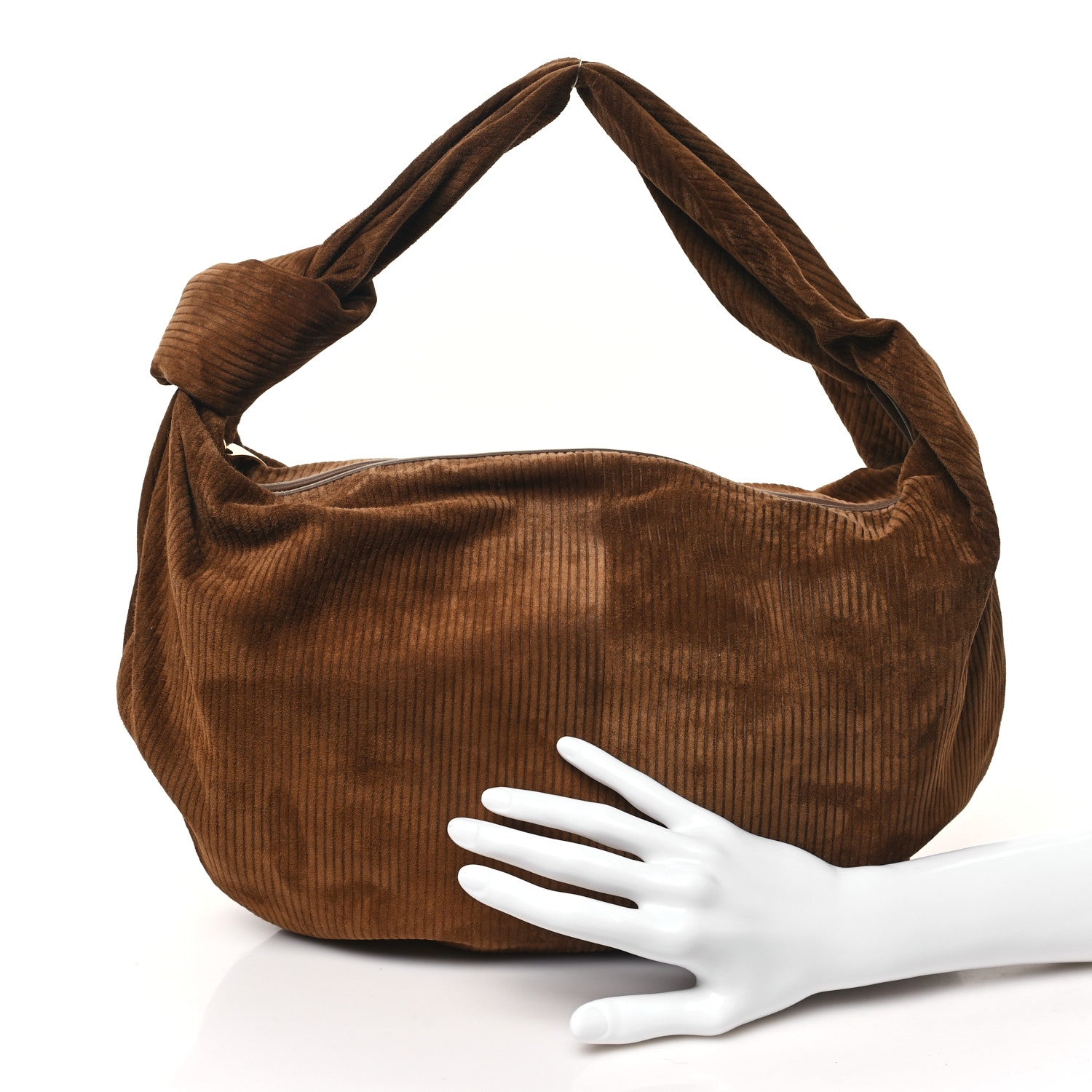 Bottega Veneta Suede Corduroy Small Jodie Hobo Jacobean 2 of 10