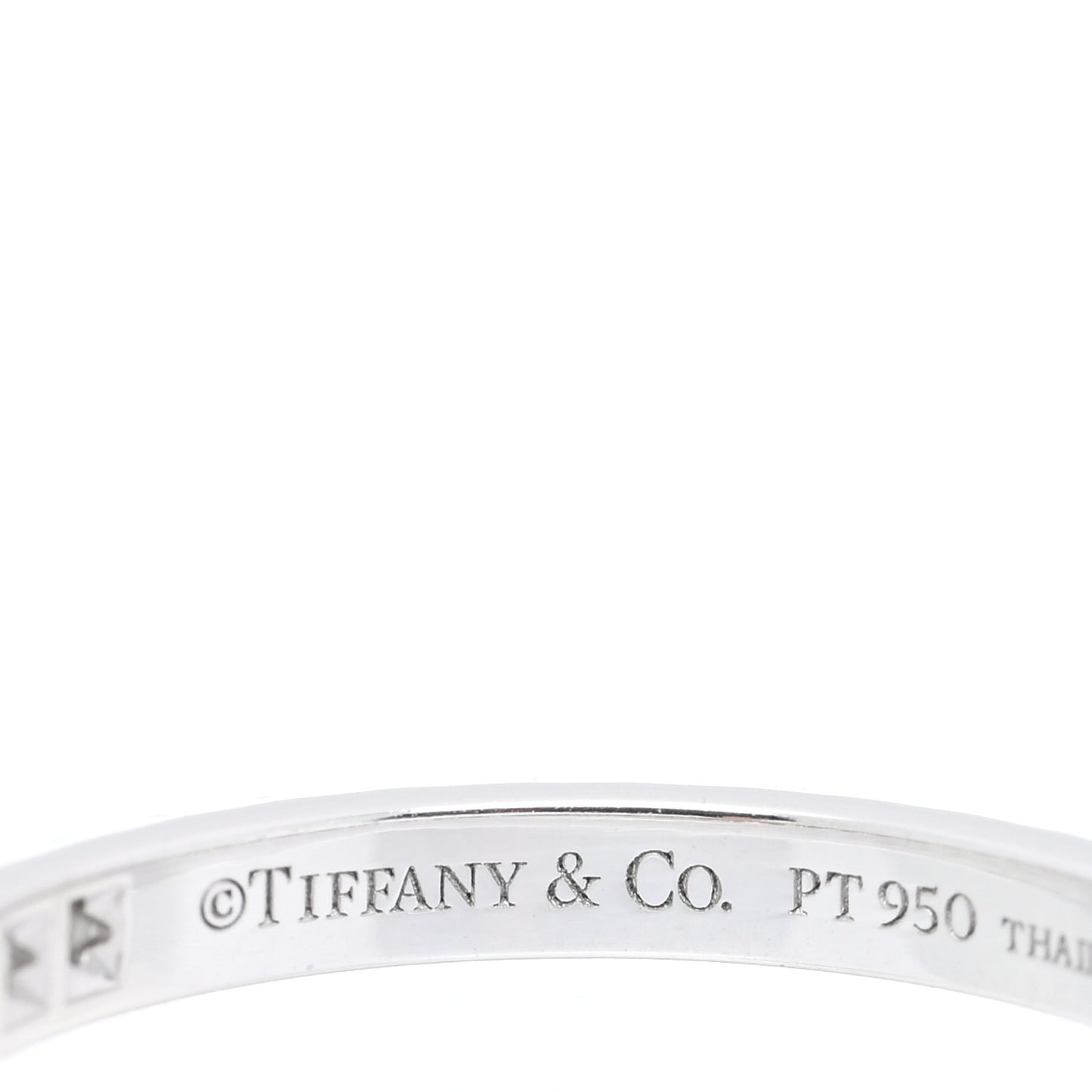 Platinum Diamond .33ctw Soleste Eternity Band Ring 48 4.5