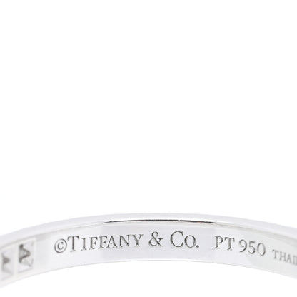Tiffany Platinum Diamond .33ctw Soleste Eternity Band Ring 48 4.5 4 of 4