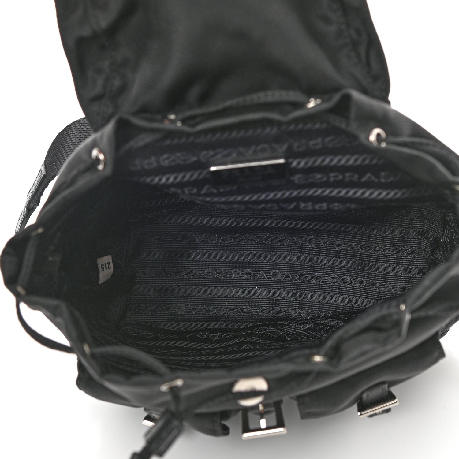 Prada Nylon Vela Mini Crossbody Backpack Black 5 of 8