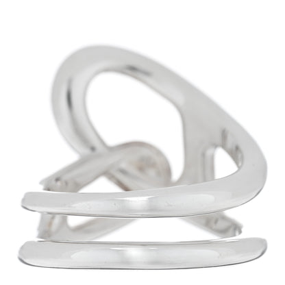 Hermes Sterling Silver Chaine D'Ancre Punk Ring 55 7.25 3 of 5