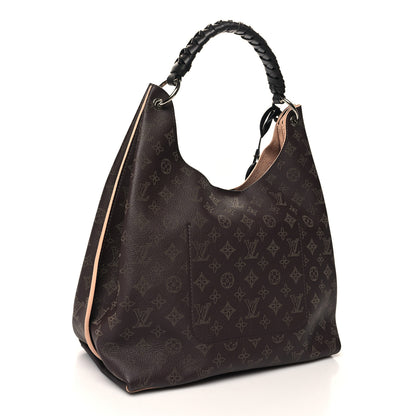 Louis Vuitton Mahina Carmel Hobo Chocolate 3 of 9