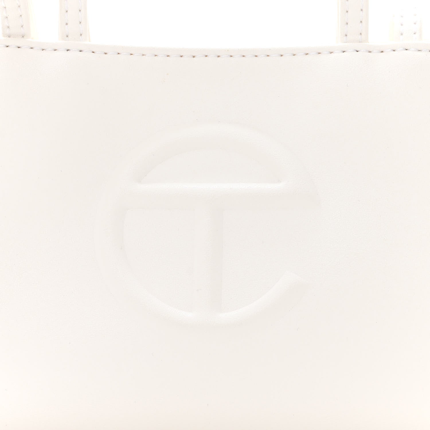 Telfar Vegan Leather Small Shopping Bag White 9 of 12