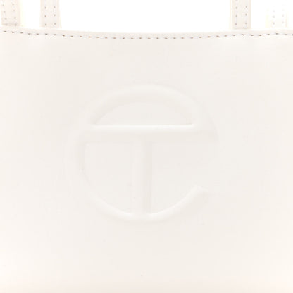 Telfar Vegan Leather Small Shopping Bag White 9 of 12