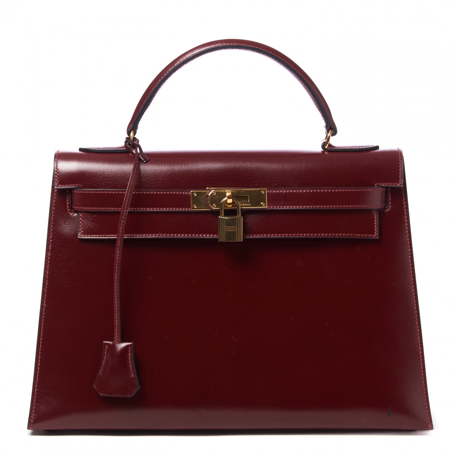 Hermes Box Kelly Sellier 32 Rouge H 1 of 27