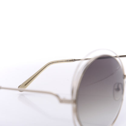 Chloe Oversize Round Carlina Oversized Round Sunglasses CE114S Grey Metallic 6 of 7