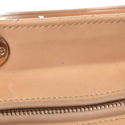Christian Dior Patent Cannage Large Lady Dior Dark Beige 16 of 18