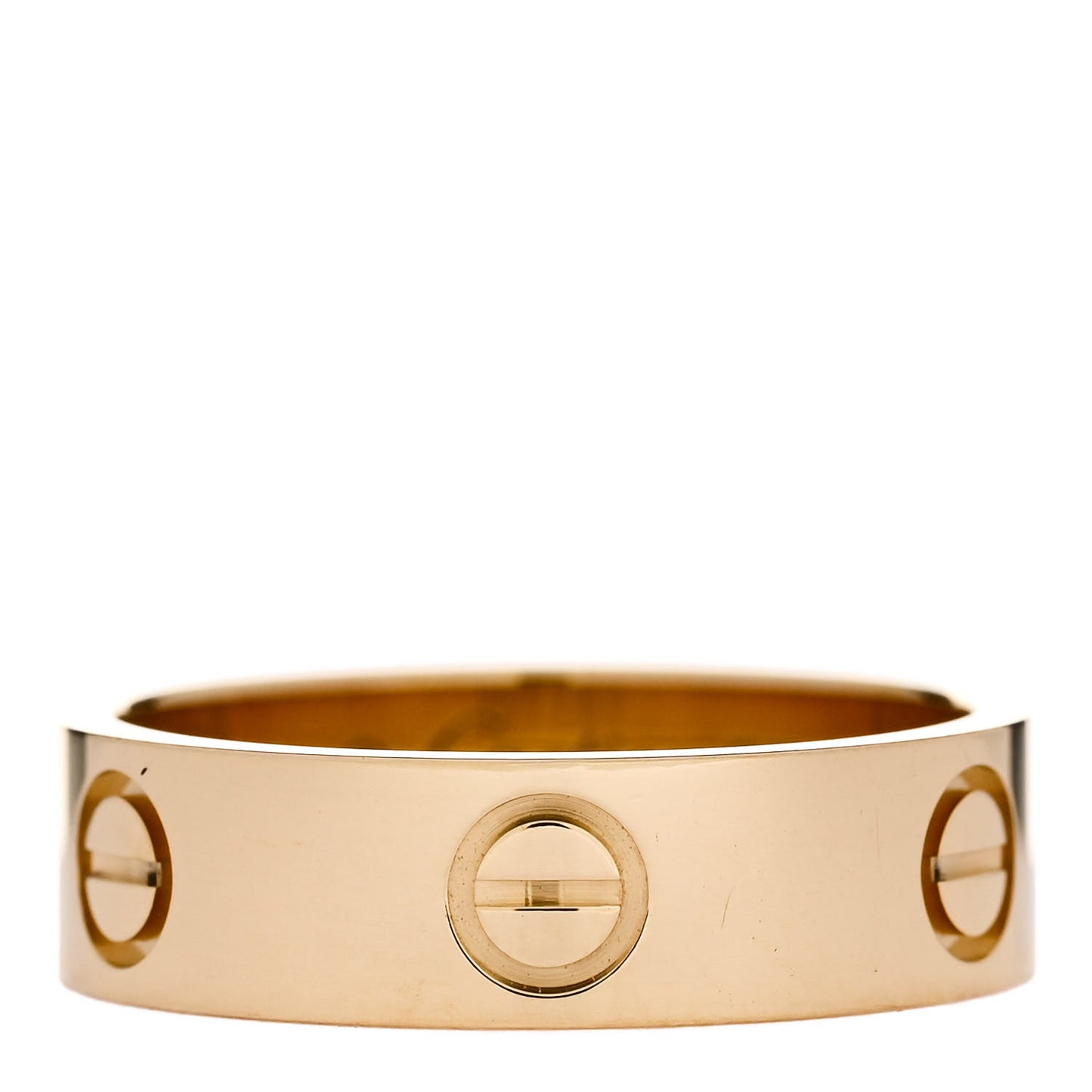 18K Yellow Gold 5.5mm LOVE Ring 55 7.25
