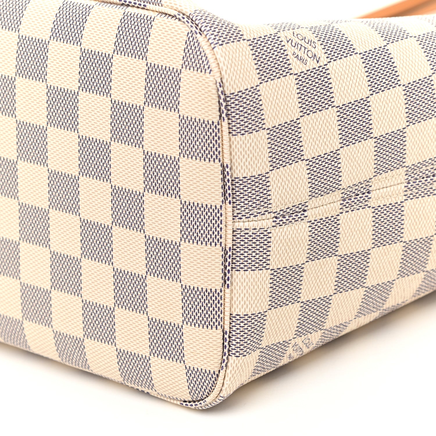 Louis Vuitton Damier Azur Braided Neverfull MM Orange 10 of 11