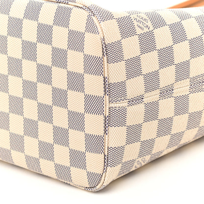 Louis Vuitton Damier Azur Braided Neverfull MM Orange 10 of 11