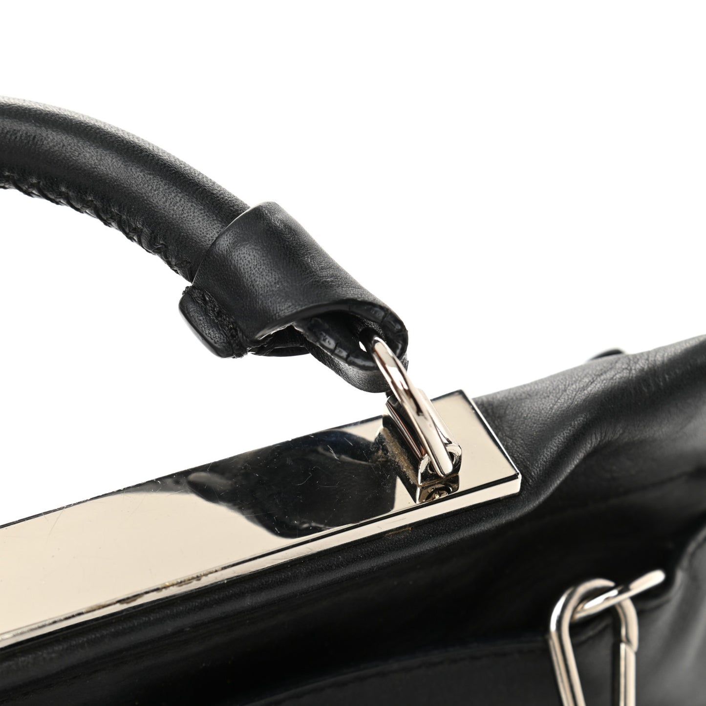 Calfskin Quilted Small Ryder Satchel Black