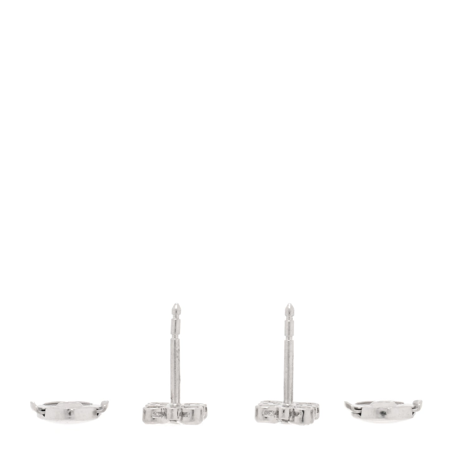 Platinum Diamond Enchant Stud Earrings