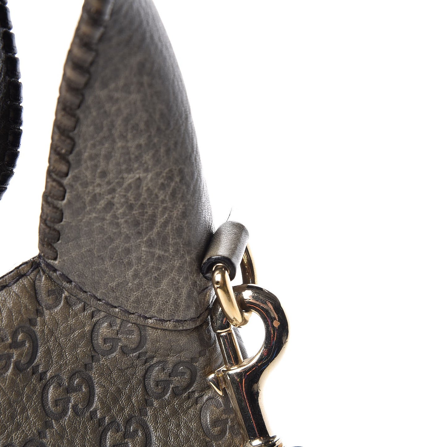 Guccissima Medium New Jackie Shoulder Bag Olive Green