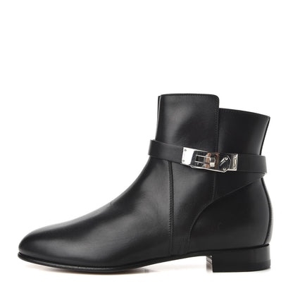 Hermes Calfskin Neo Low Boots 37 Black 1 of 9