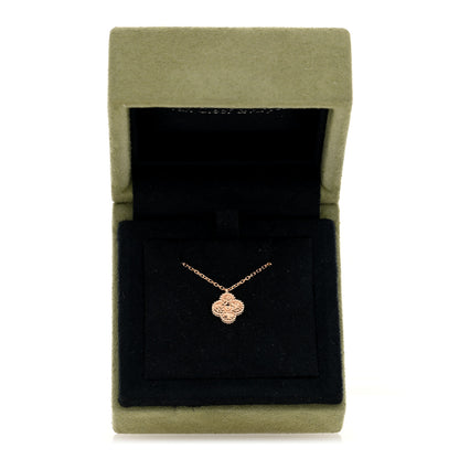 Van Cleef & Arpels 18K Rose Gold Sweet Alhambra Pendant Necklace 5 of 5