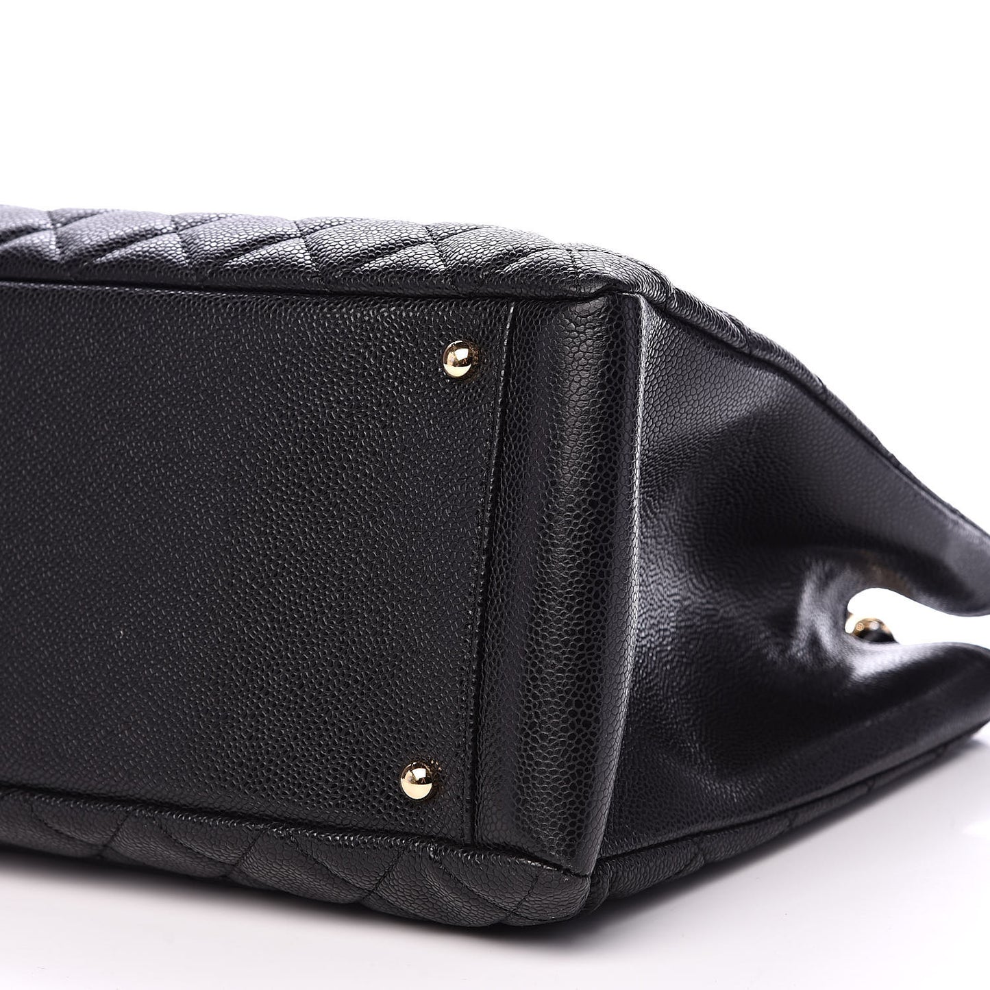 Caviar Quilted XL Grand Shopping Tote GST Black