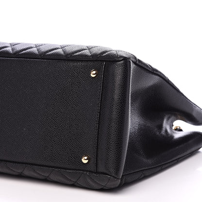 Chanel Caviar Quilted XL Grand Shopping Tote GST Black 10 of 11