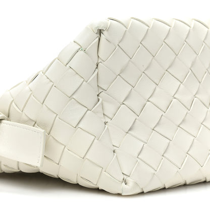 Bottega Veneta BOTTEGA VENETA Nappa Intrecciato Tie Shoulder Bag White 8 of 13