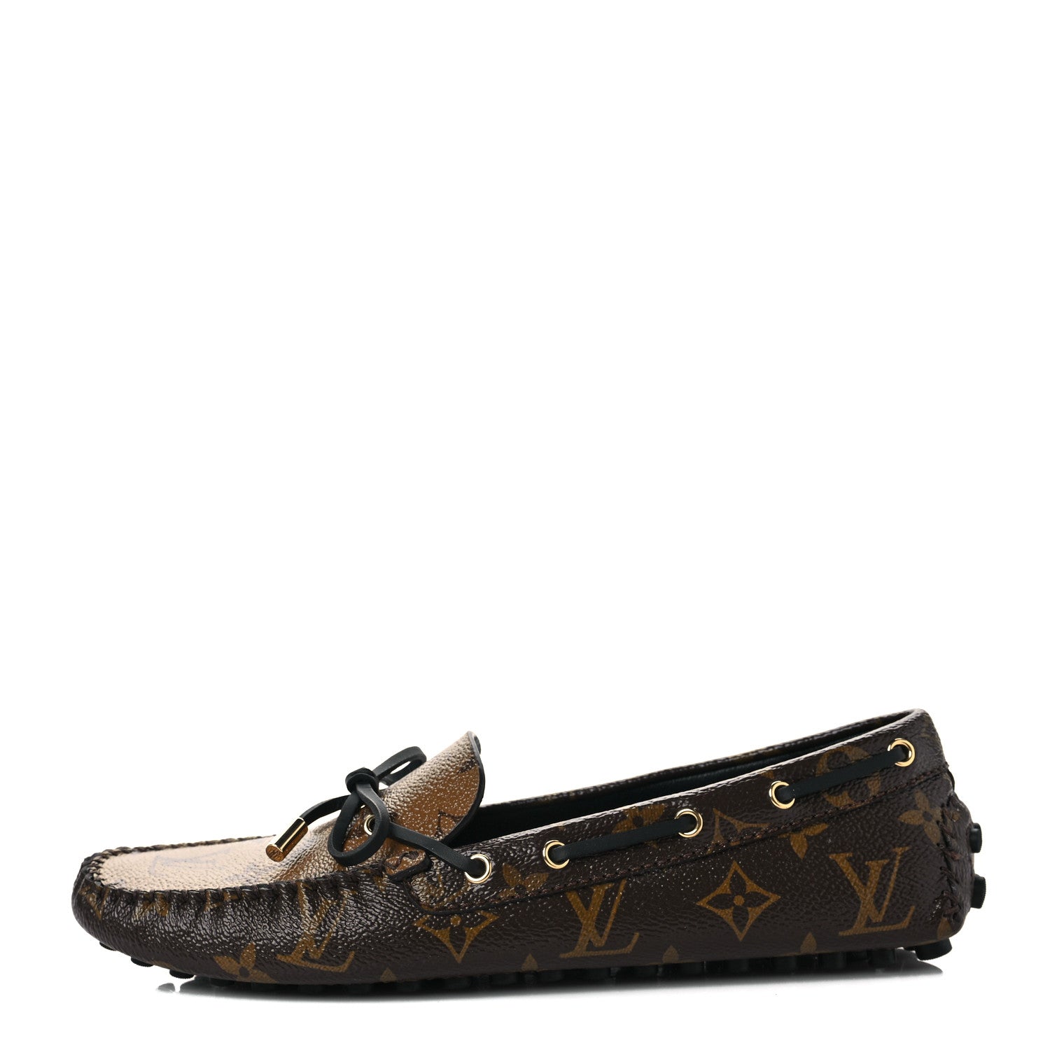 Louis Vuitton Patent Reverse Monogram Gloria Loafers 40 1 of 8