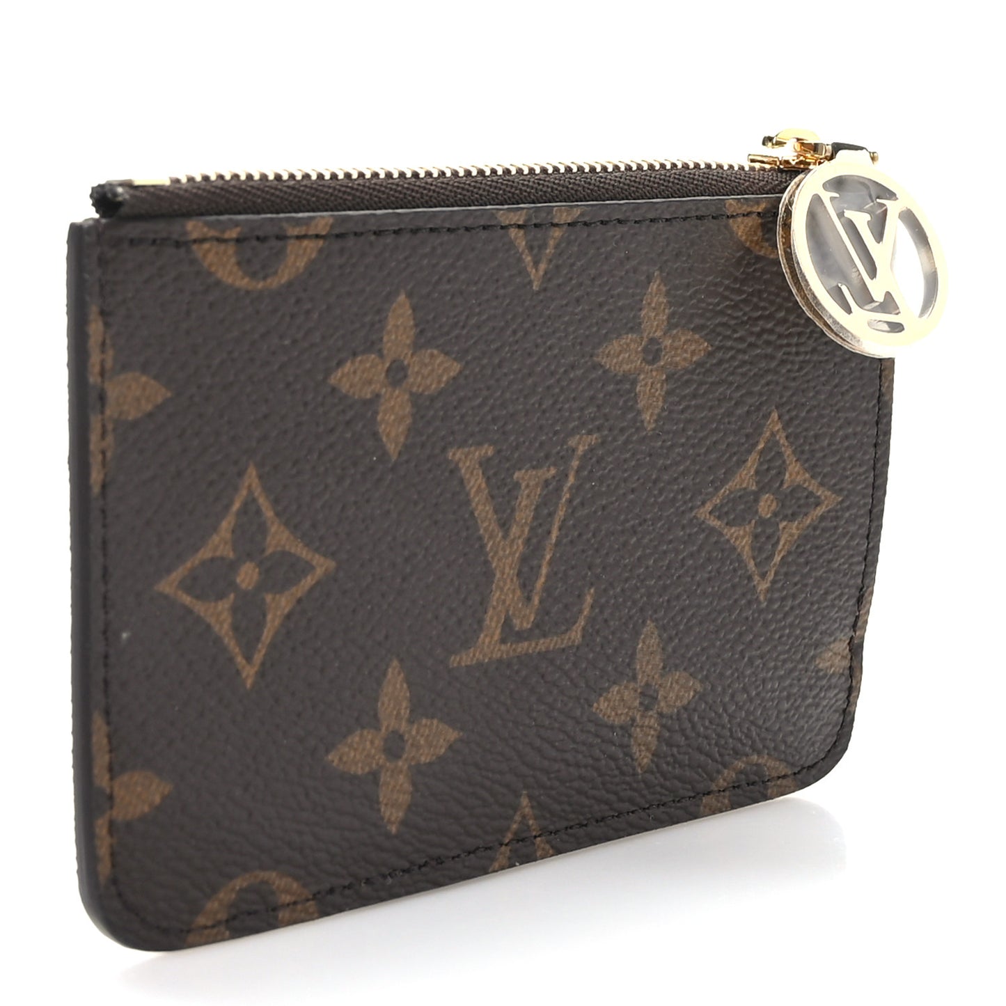 Monogram Zipped Romy Card Holder