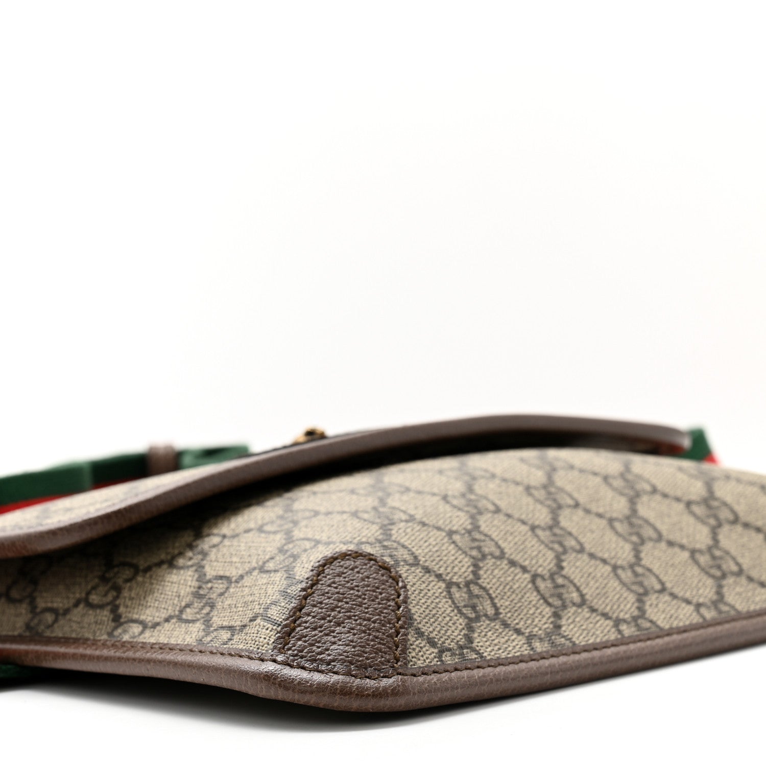 Gucci GG Supreme Monogram Neo Vintage Web Belt Bag Brown 9 of 10