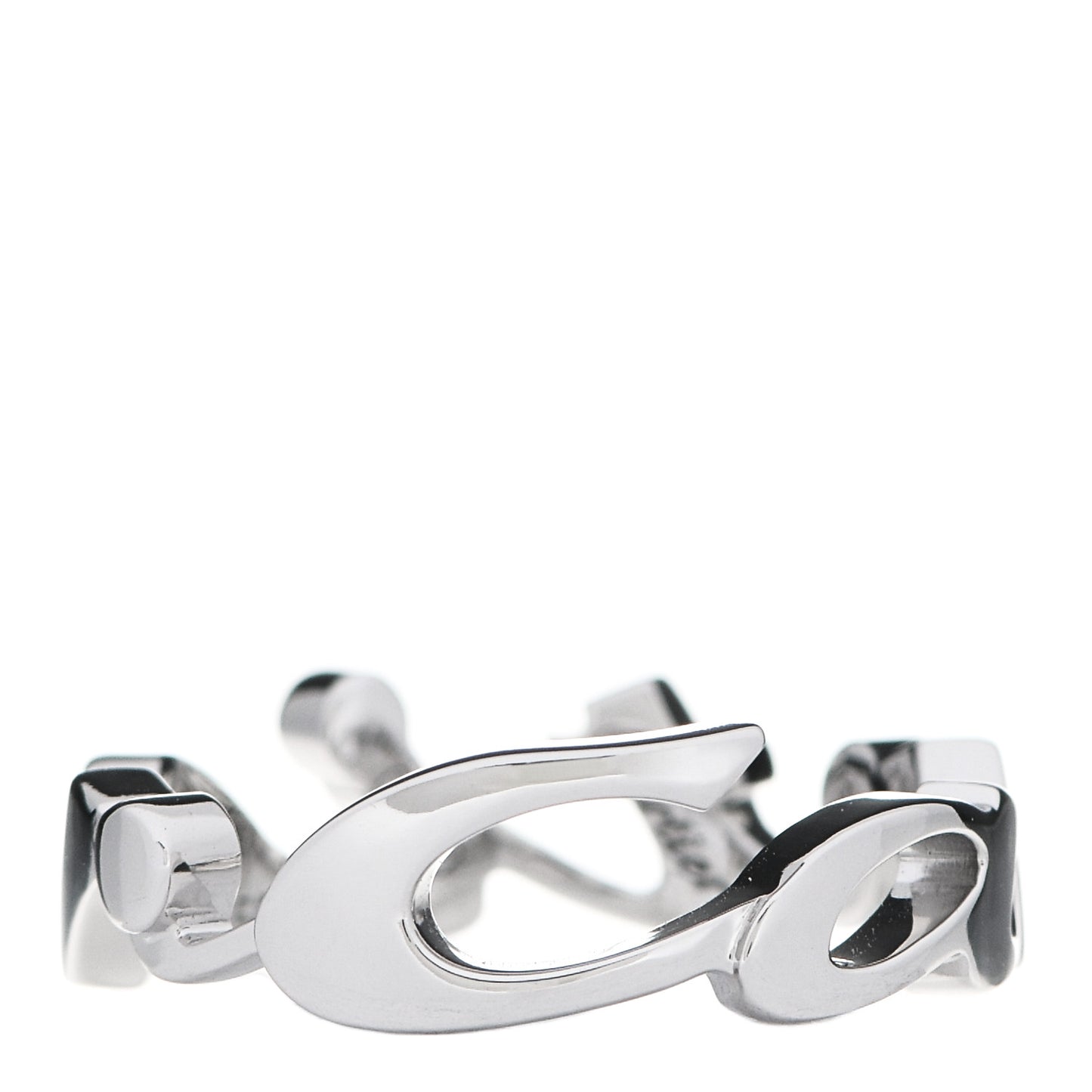 18K White Gold Signature Ring 50 5.25