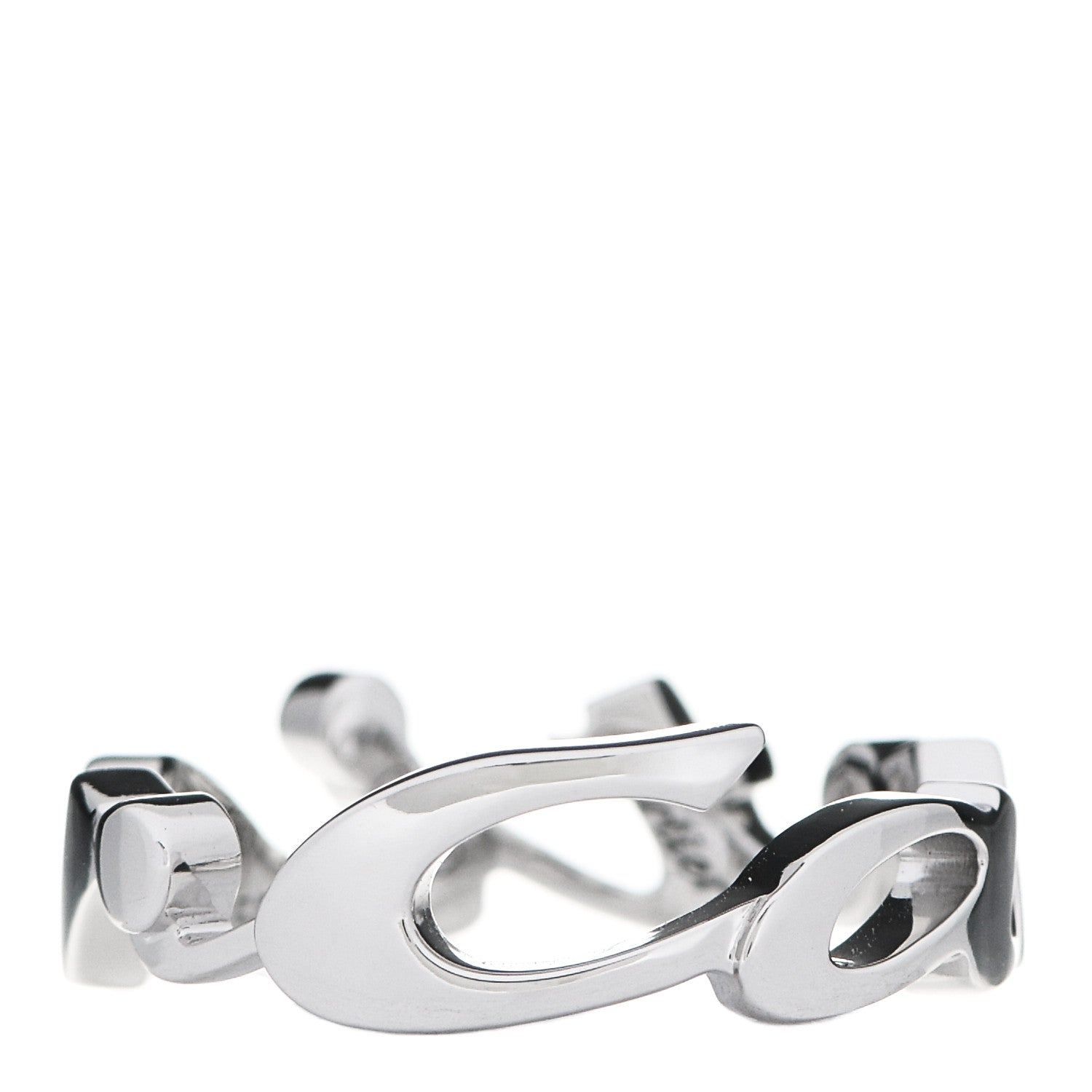 Cartier 18K White Gold Signature Ring 50 5.25 1 of 5