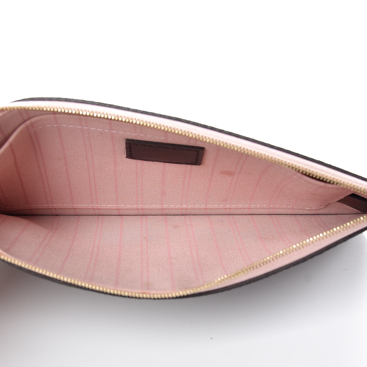 Damier Ebene Neverfull MM GM Pochette Rose Ballerine